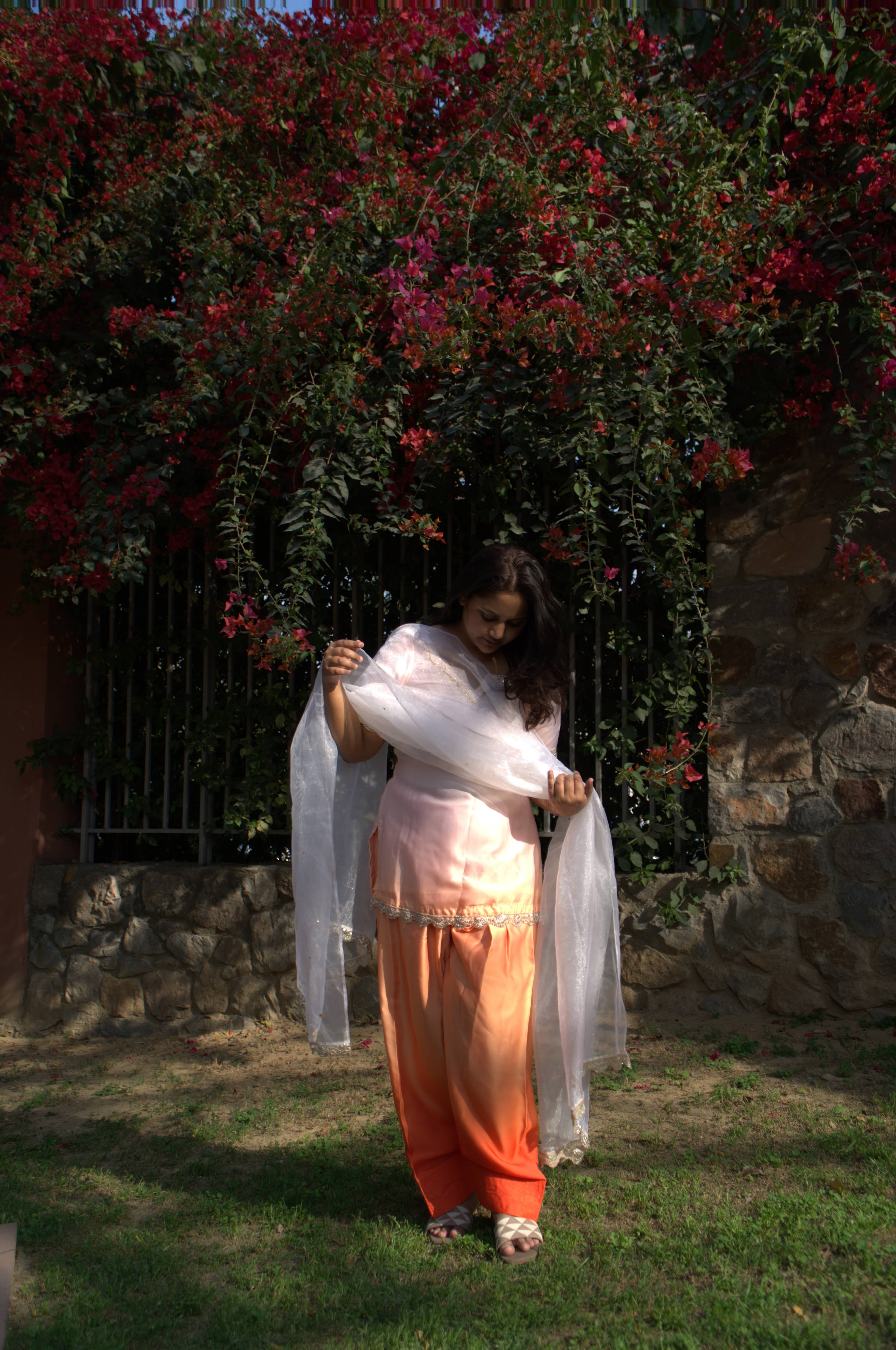 TANGERINE OMBRE SUIT SET thumbnail 2
