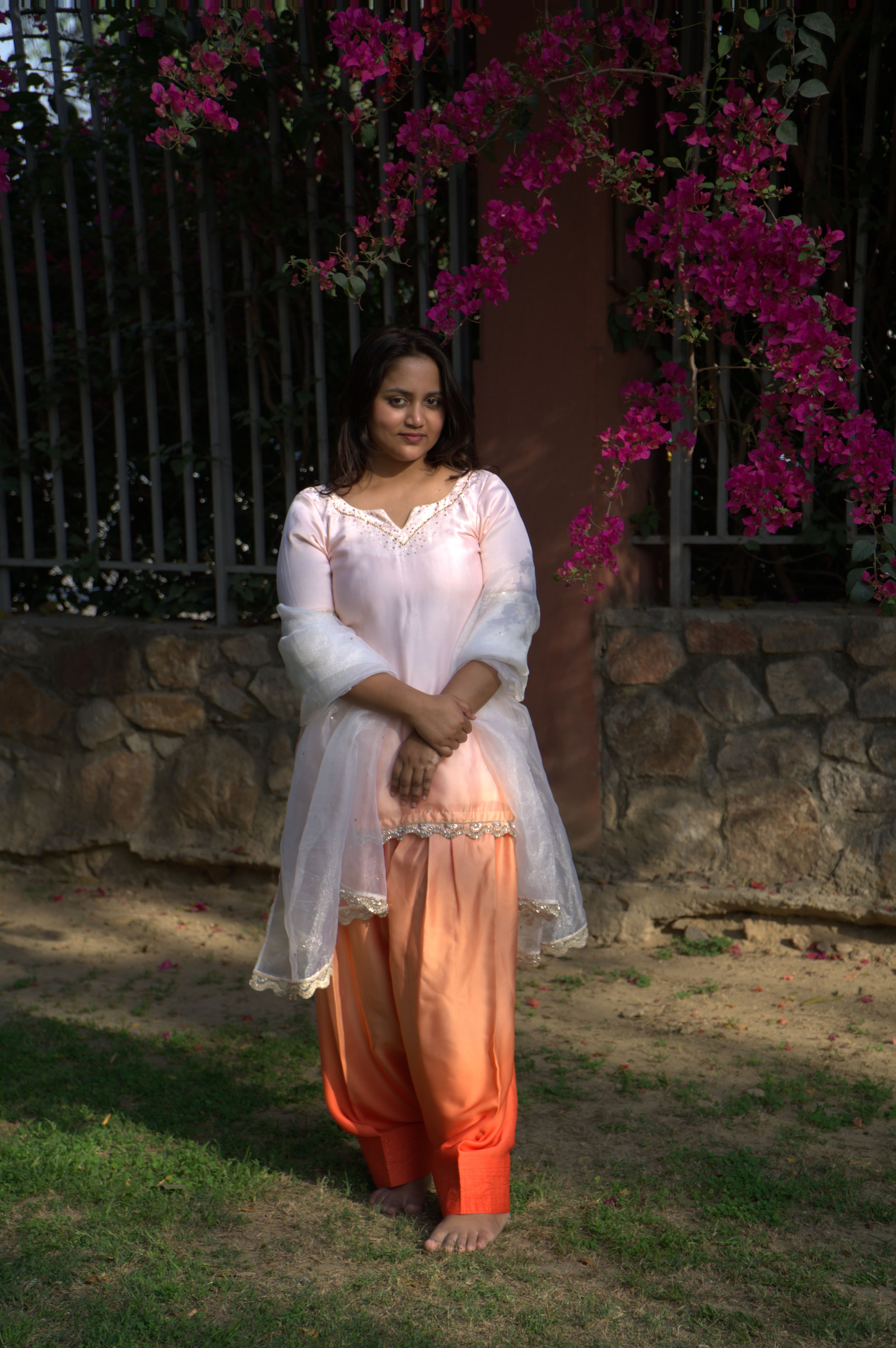TANGERINE OMBRE SUIT SET thumbnail 5