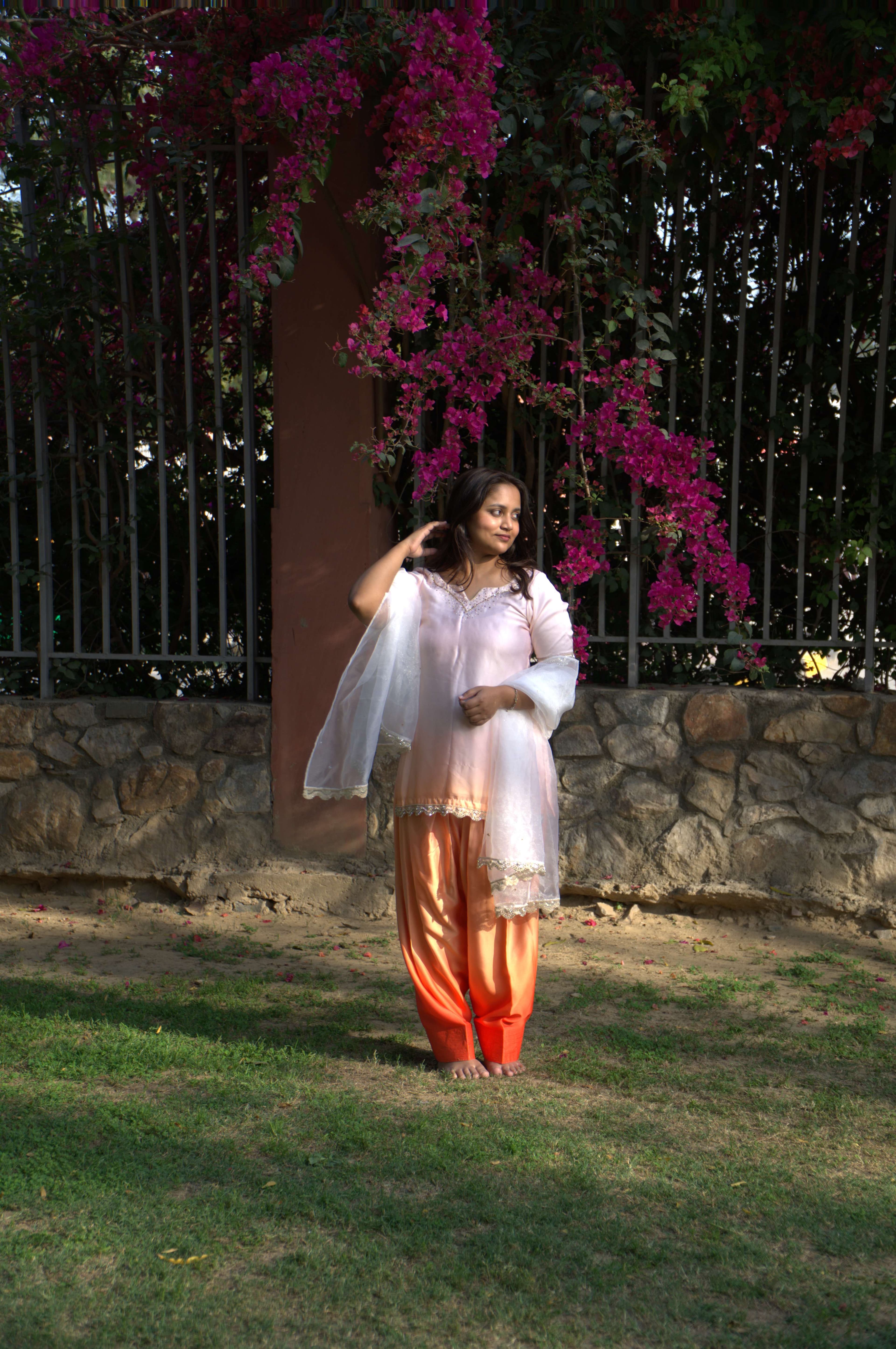 TANGERINE OMBRE SUIT SET thumbnail 7