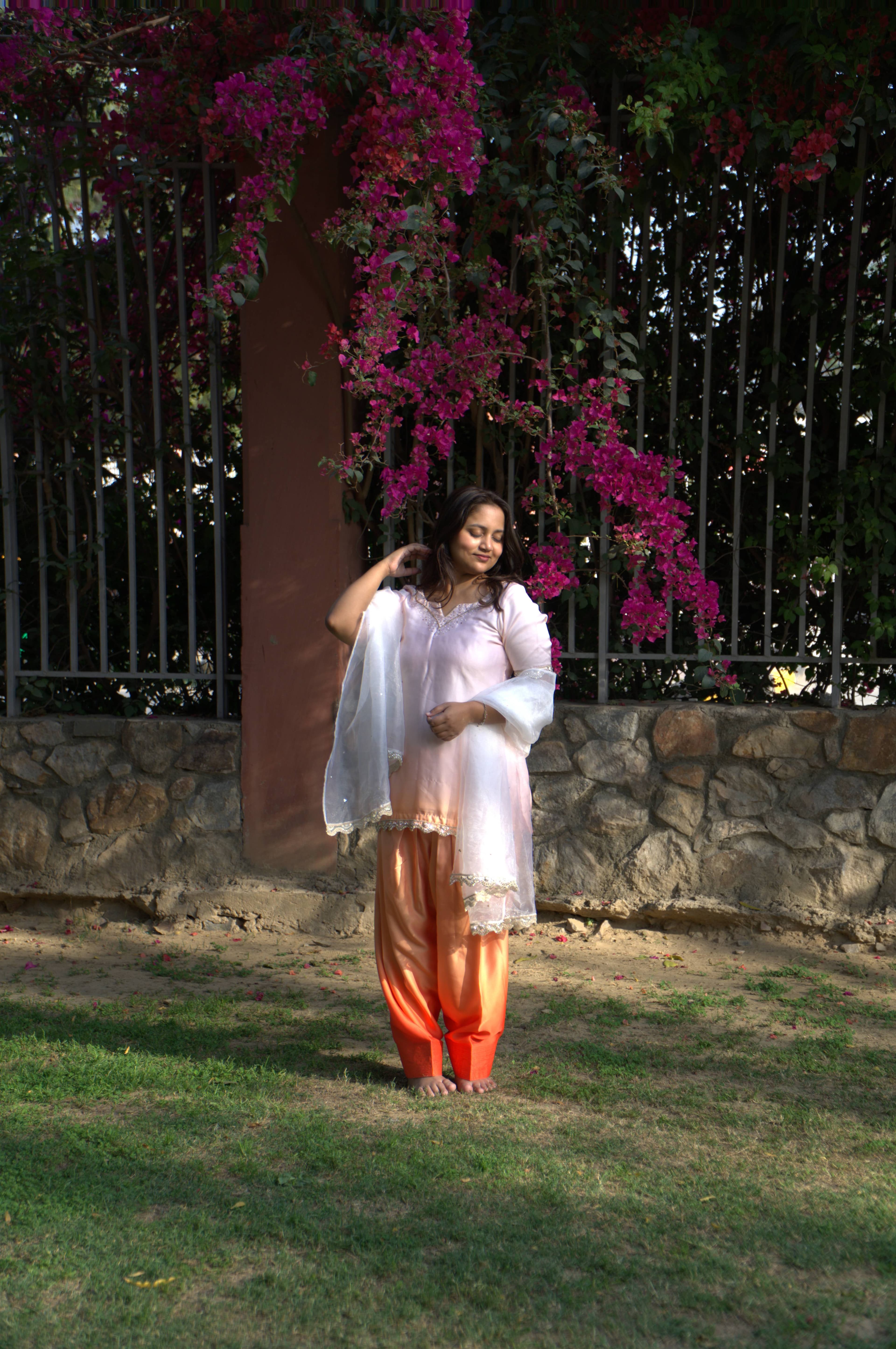 TANGERINE OMBRE SUIT SET thumbnail 8