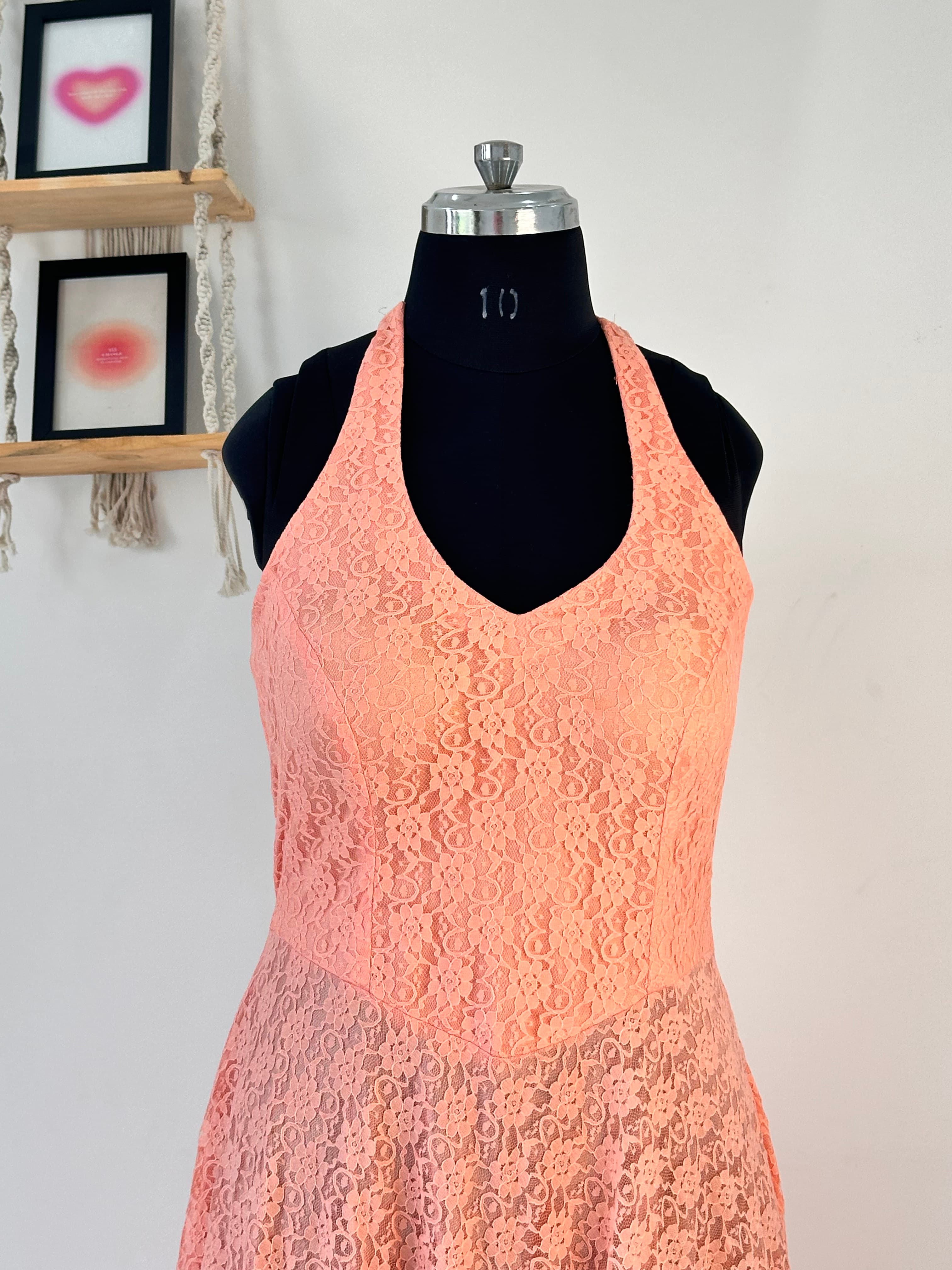PEACH CORSET DRESS thumbnail 4