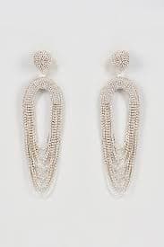 Crystal Waterfall Danglers