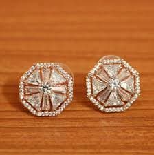 Diamond Look Studs